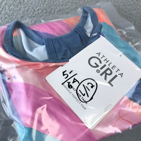 New Athleta | Women's Conscious Crop High Neck Racerback‎ Tank Size L/12 - Picture 8 of 8